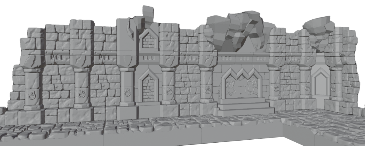 Wall Scenery "The Grat Hall" - work in progress