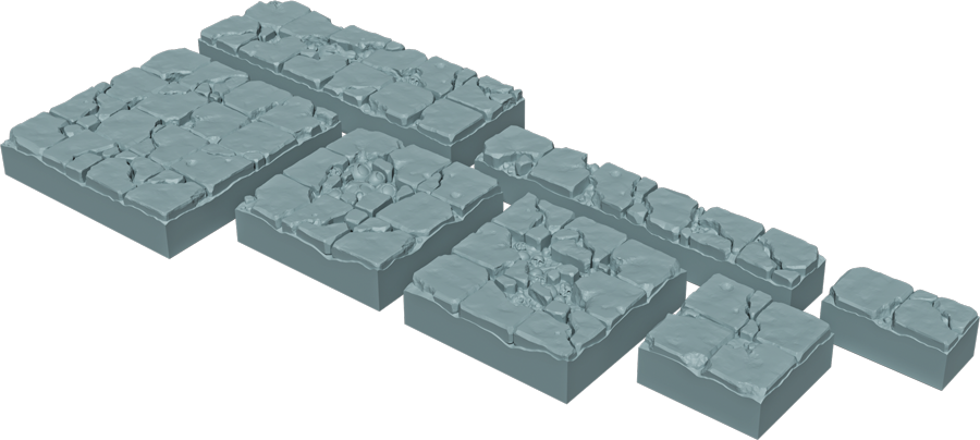 Curse of the Citadel Classic Dungeon Tile Floor Set