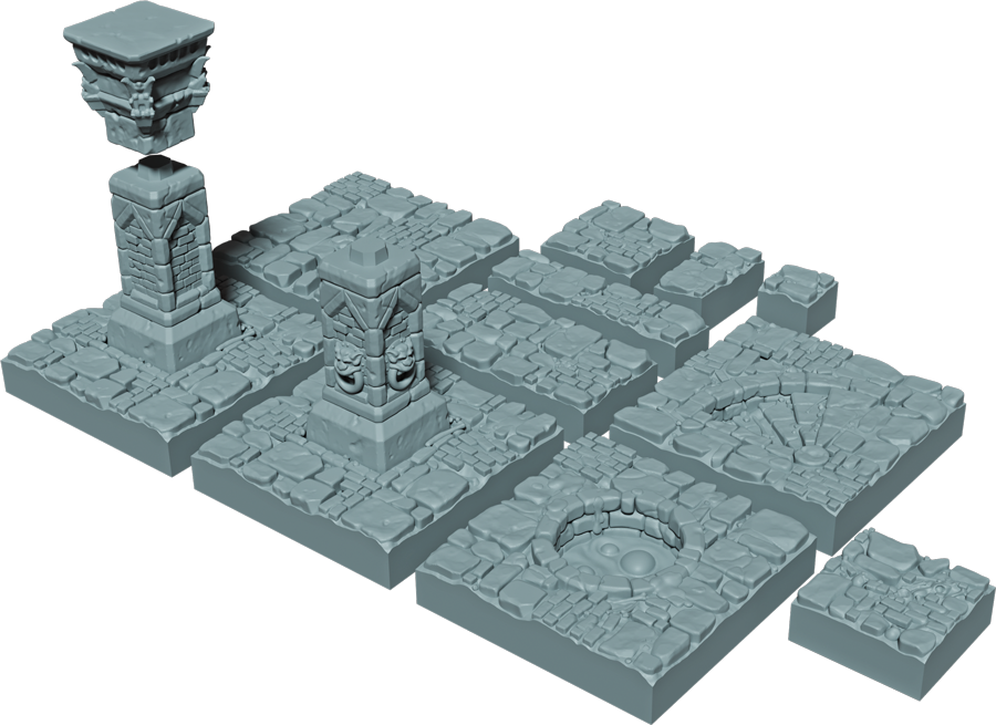 Curse of the Citadel Basic Floor Set