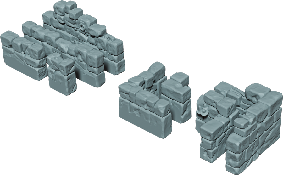 Curse of the Citadel Basic Wall Set