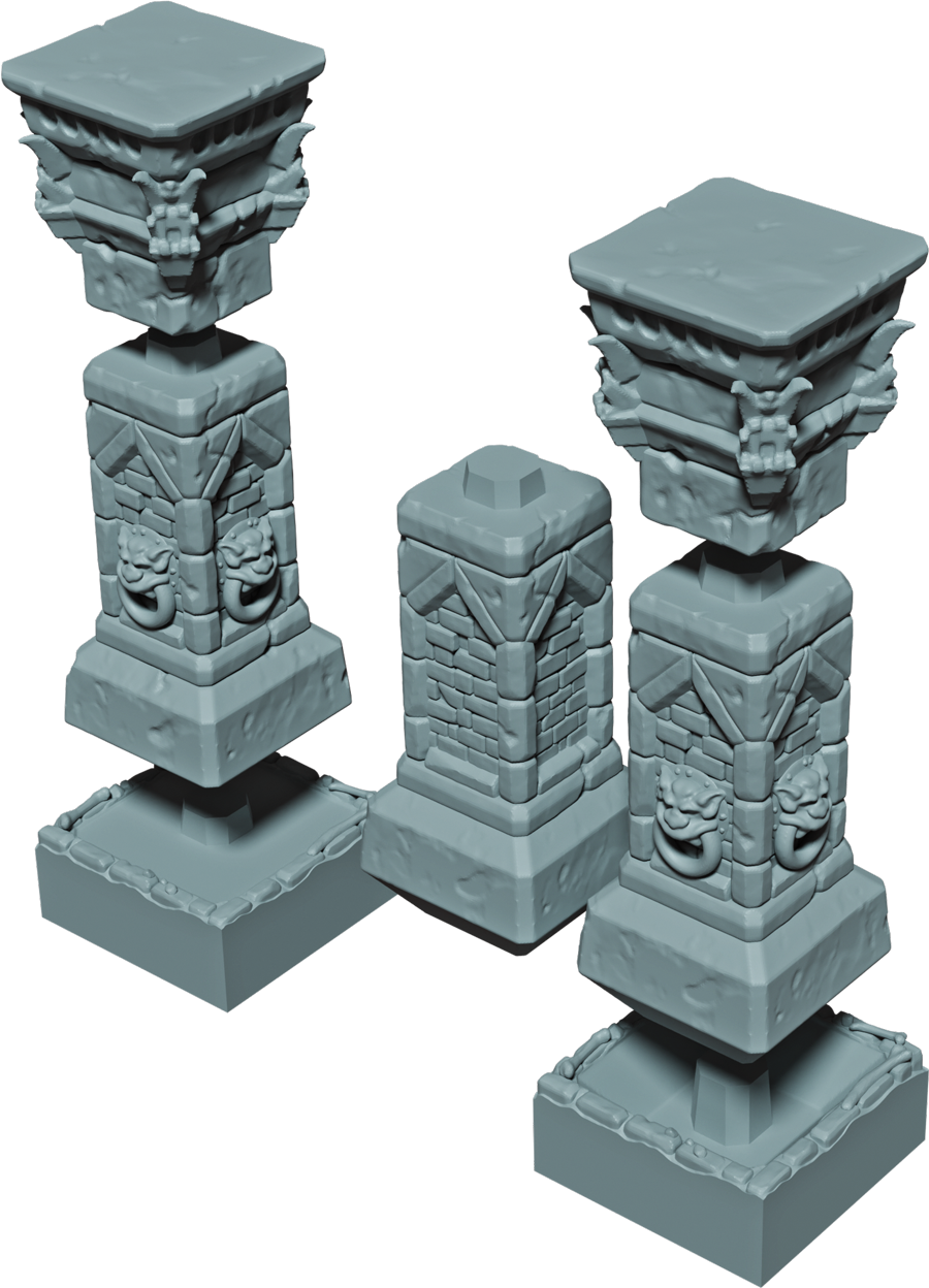 Curse of the Citadel Detachable Column