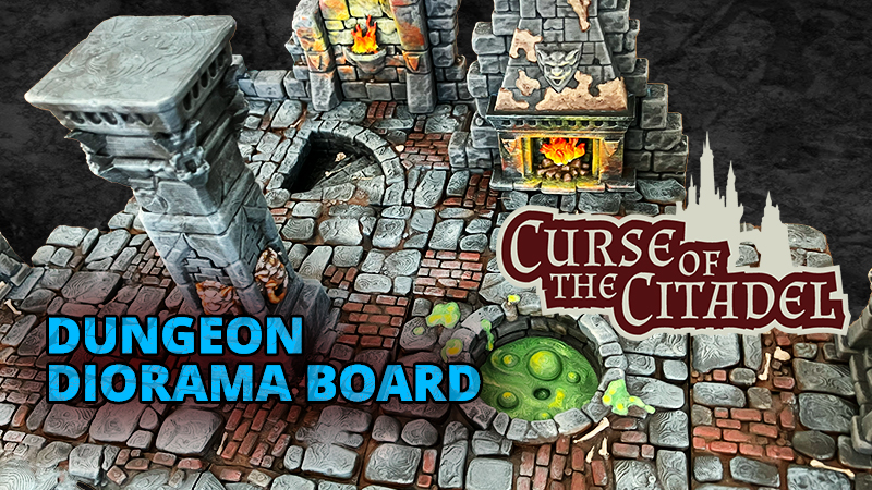 Dungeon Diorama Board "Curse of the Citadel" Campaign Teaser image